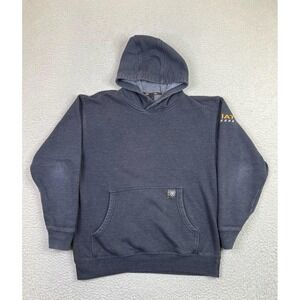 Ariat Rebar Hoodie Mens Small Gray Pullover Sweatshirt Workwear Logo Heavyweight